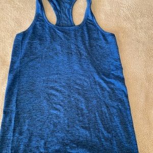Blue Lululemon tank top -blue